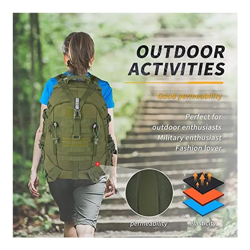 45L Outdoor Tactical Backpack CF-113 MILITARY