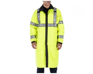 48125 - Long Reversible Hi-Vis Rain Coat