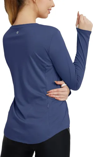 baleaf Women's UPF 50  Sun Shirts UV Protection Long Sleeve SPF Tops Lightweight Quick Dry Outdoor Clothing Pocket