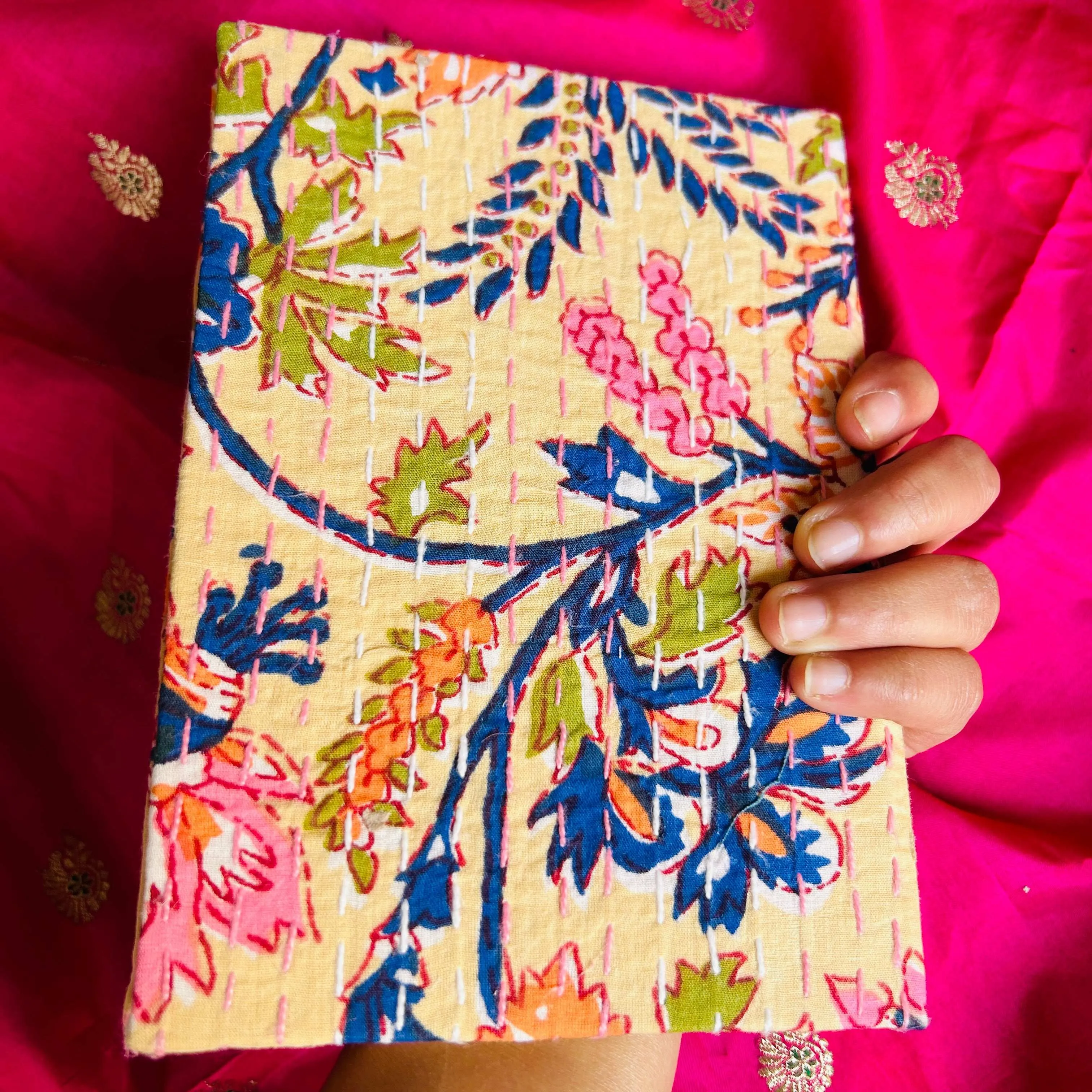 Bhagiya Upcycled Fabric Journal