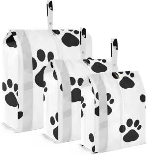 Black Paws Packing Cubes for Suitcases 3 Set Expandable Compression Luggage Packing Organizers for Carry on Suitcase Travel Accessories Luggage Organizer Bags Set