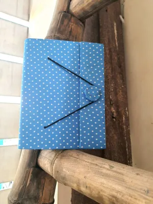 Calmness Upcycled Handloom Fabric Journal Pages