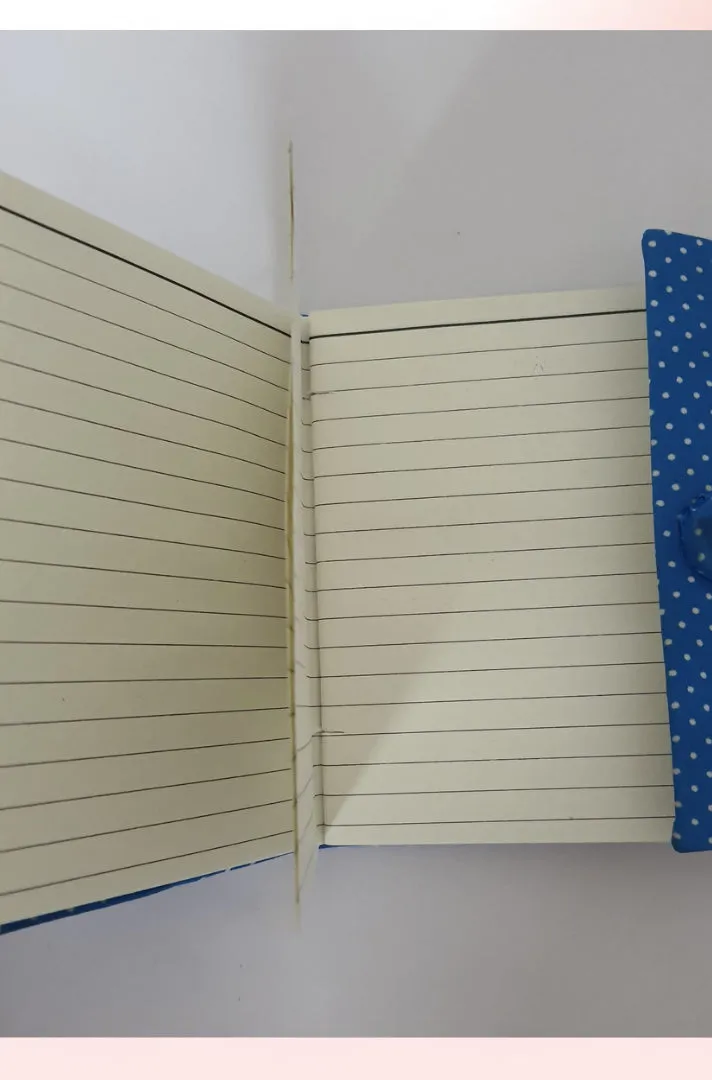 Calmness Upcycled Handloom Fabric Journal Pages