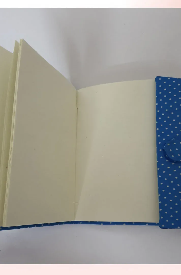 Calmness Upcycled Handloom Fabric Journal Pages