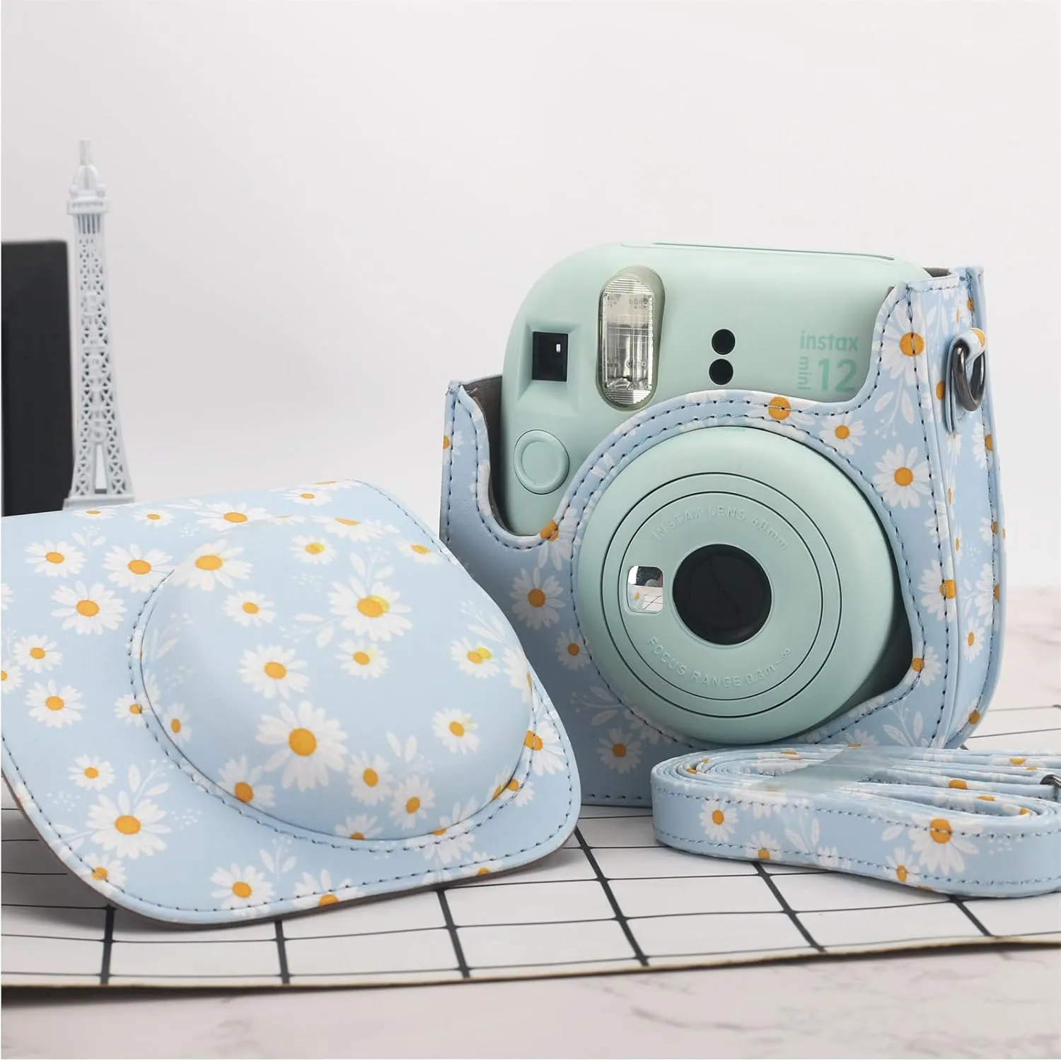 Camera Case Durable and Fashionable fits Fujifilm Instax Mini 12/11 Film Case for Camera Protection, Portability, and Color Matching