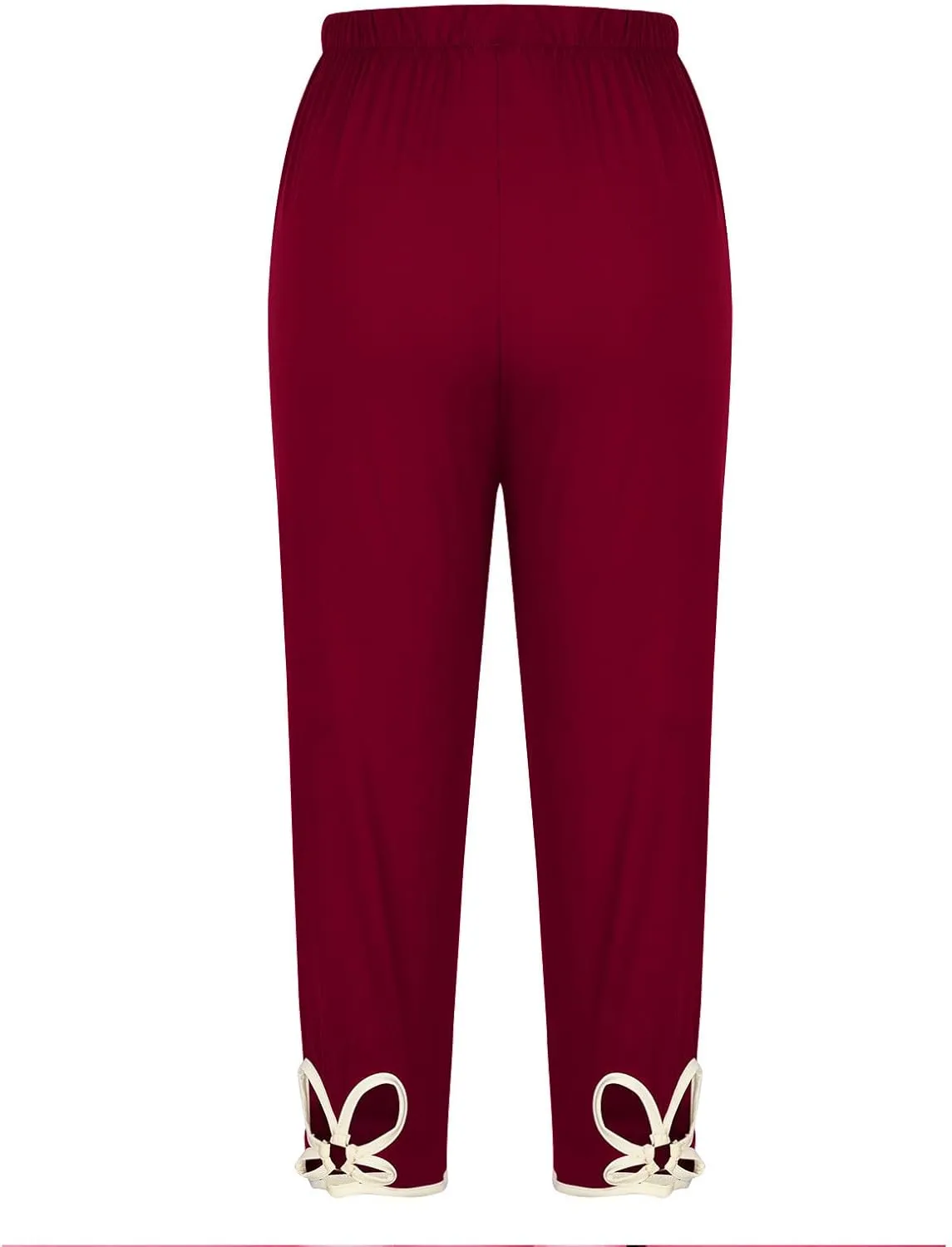 Capri Pants for Women Casual Summer Workout Leggings Stretch Knee Length Cropped Pants High Waisted Comfy Yoga Capris