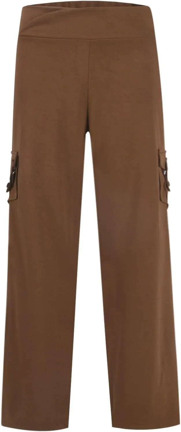 Cargo Pants Women High Waisted Wide Leg Hiking Sweatpant Multi-Pockets Work Tactical Outdoor Jogger Slack Y2k Clothes