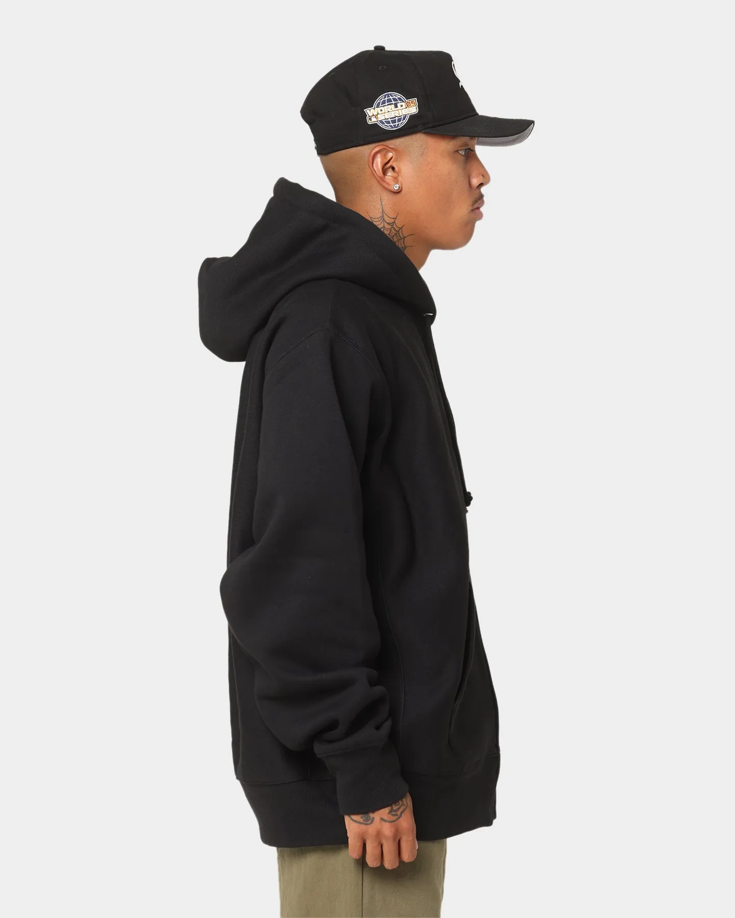 Champion Reverse Weave Full Zip Hoodie Black