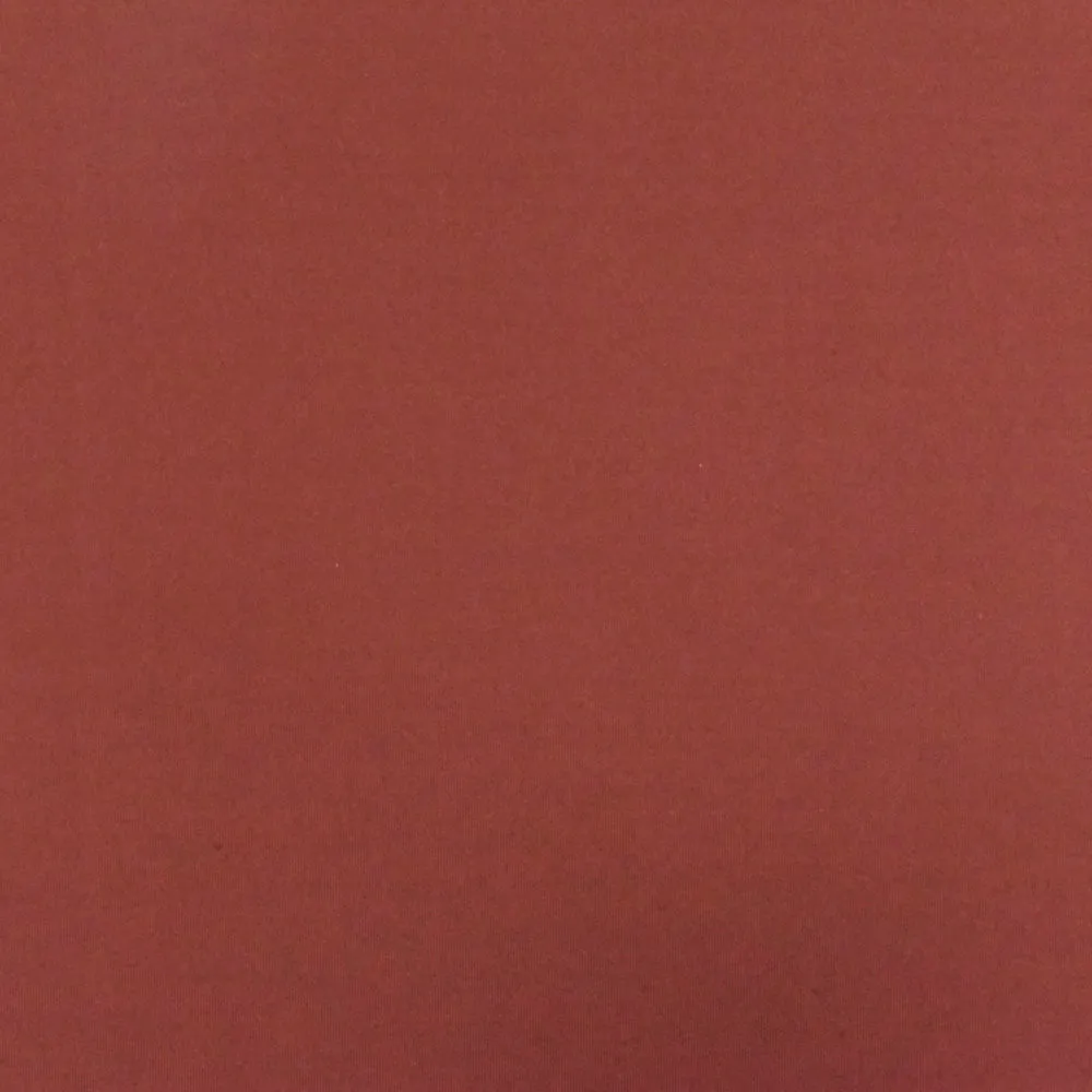 Clay Red Solid Stretch Polyester Suede Double Knit Fabric