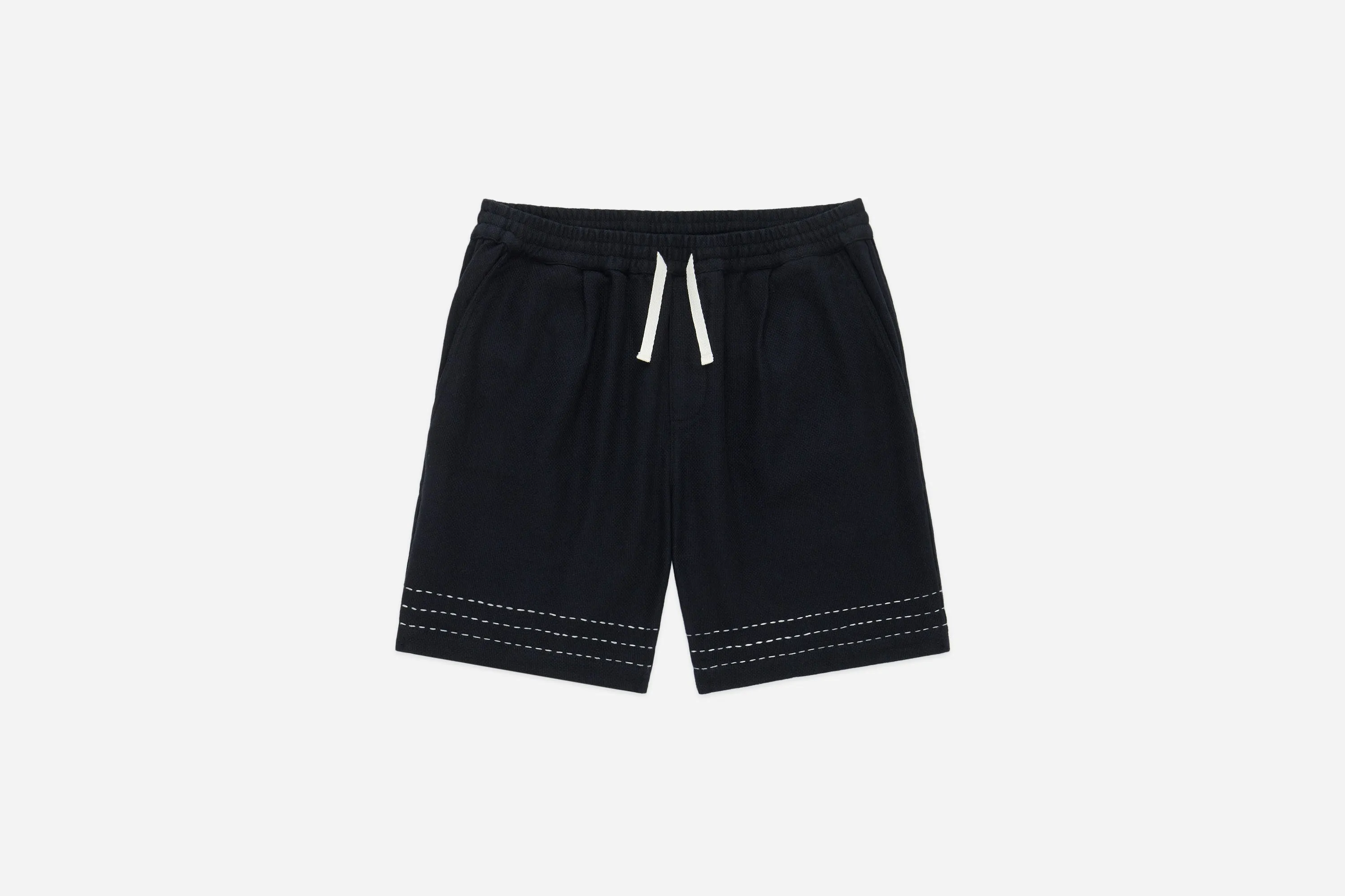 Club Short ~ Black Hand Stitch