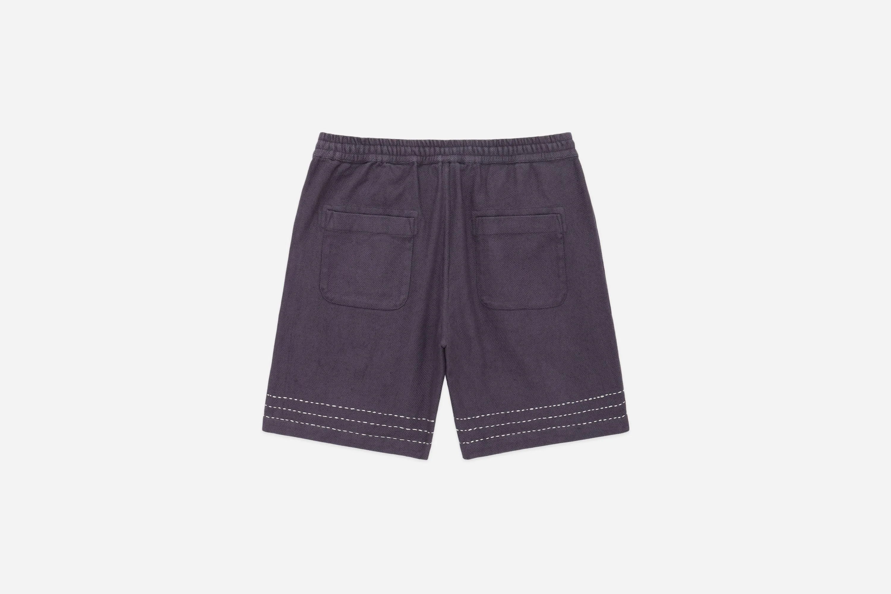 Club Short ~ Plum Hand Stitch