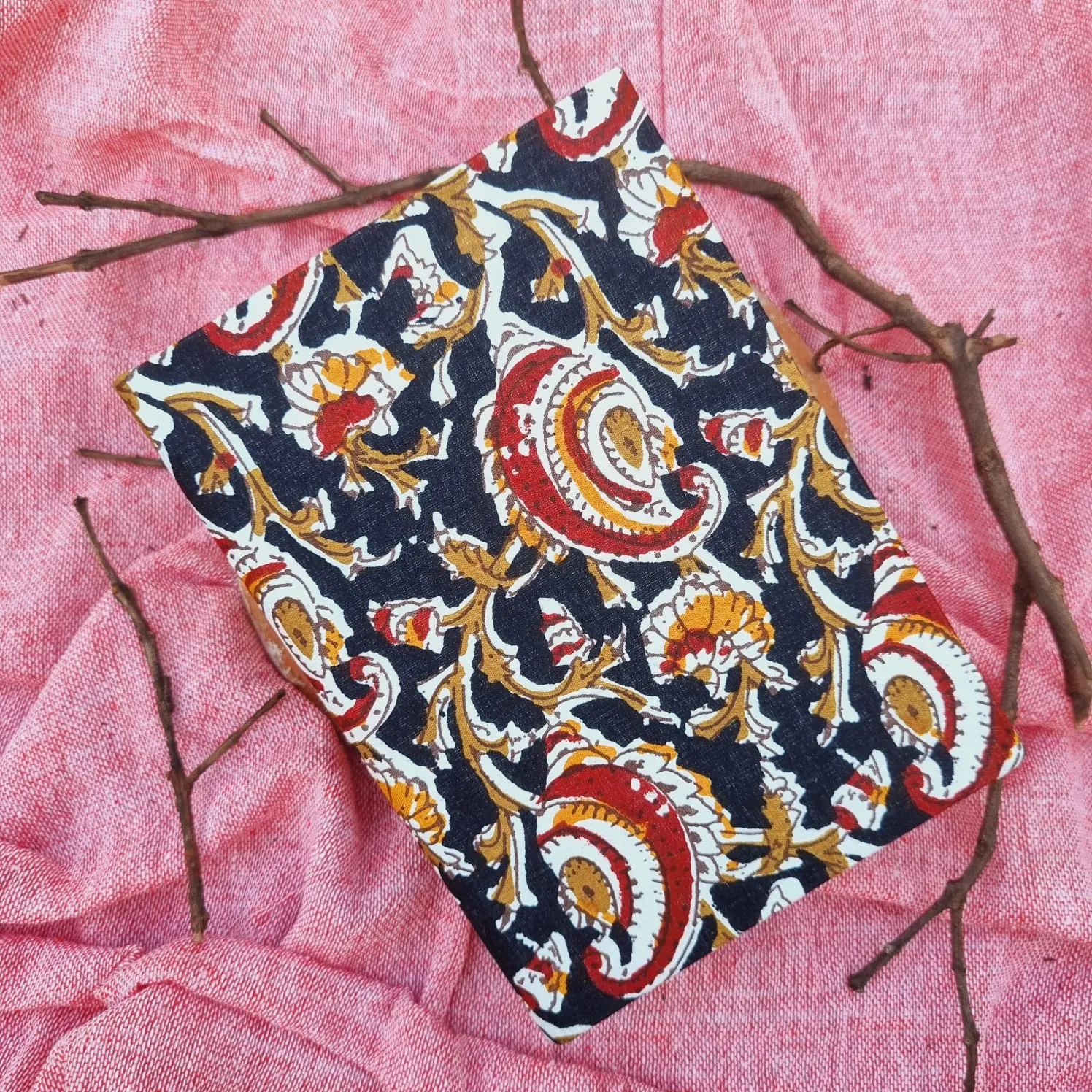 Coca Butter Upcycled Fabric Journal