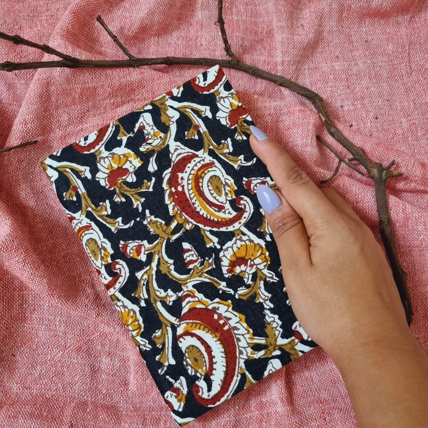 Coca Butter Upcycled Fabric Journal