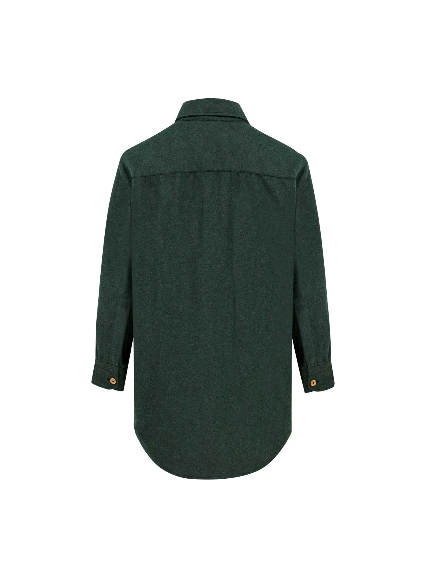 COTTON FLANNEL SHIRT WITH SCAPULAR