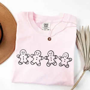 Customizable Gingerbread Men Christmas Sweatshirt – Festive Holiday Design
