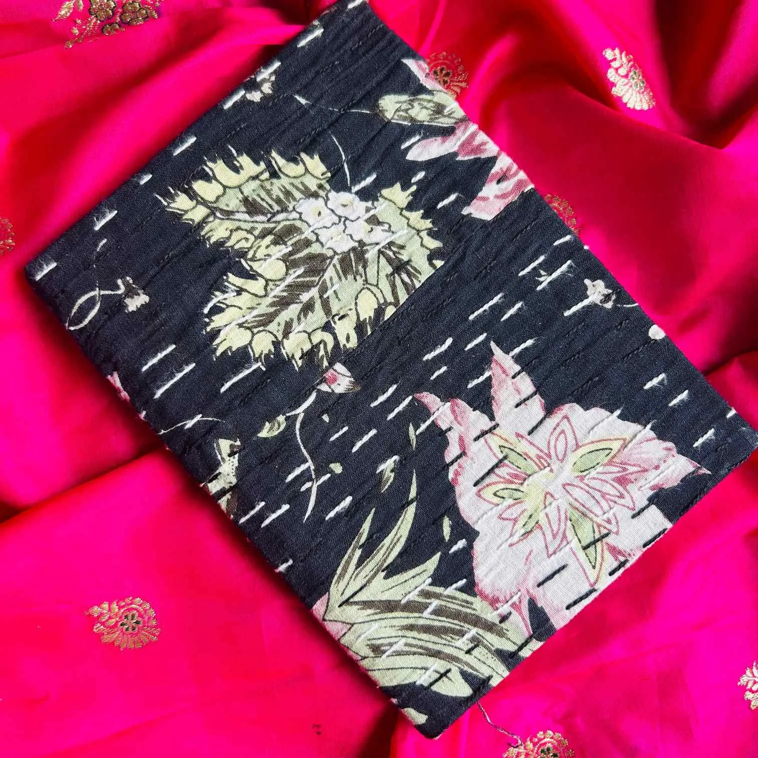 Dark Fantasy Upcycled Fabric Journal