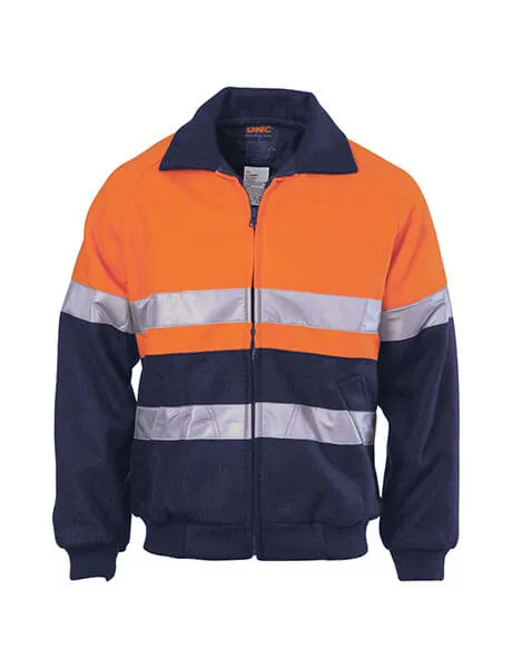 DNC Hi Vis Two Tone Bluey Bomber Jacket with CSR R/Tape (3859)