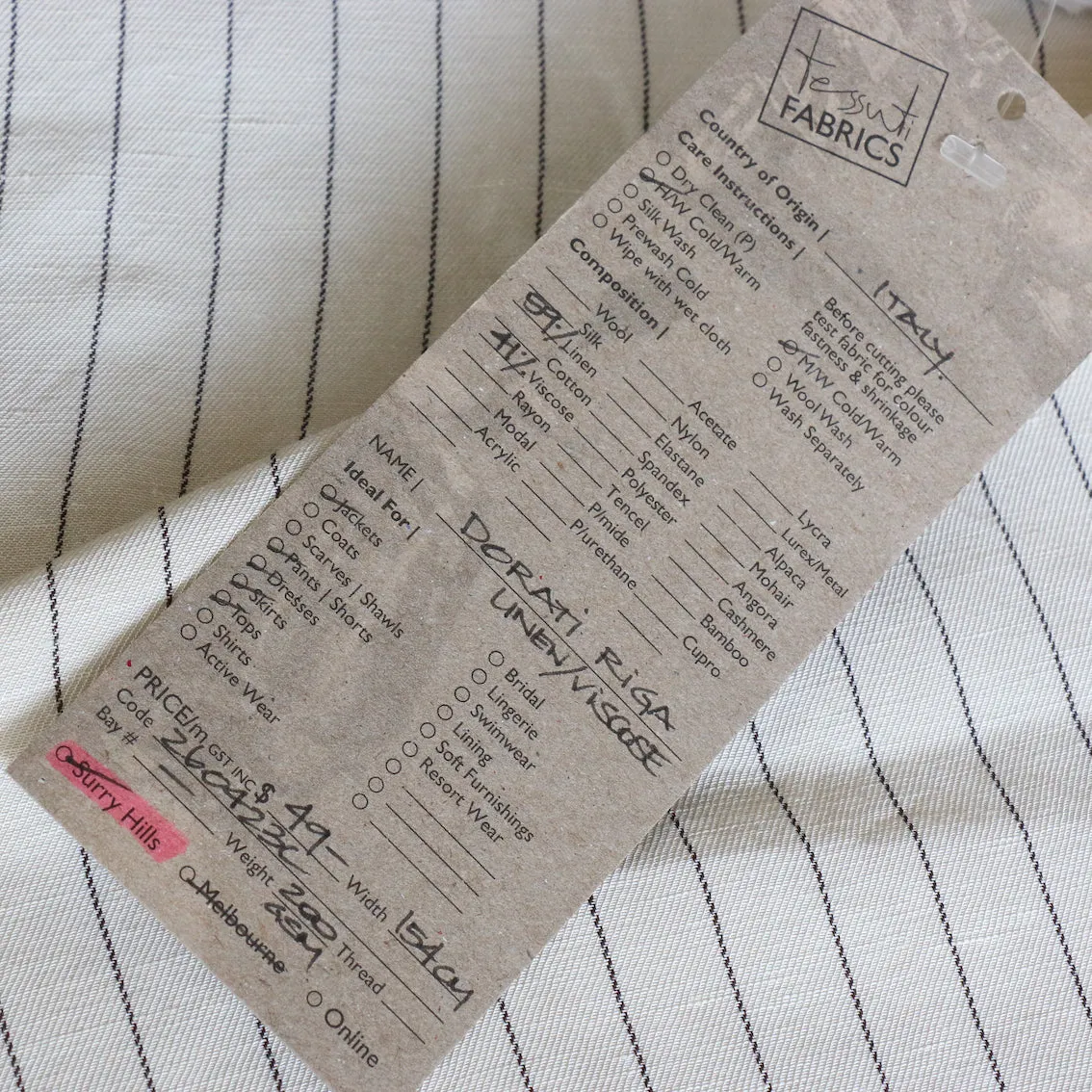 Dorati Riga Linen/Viscose