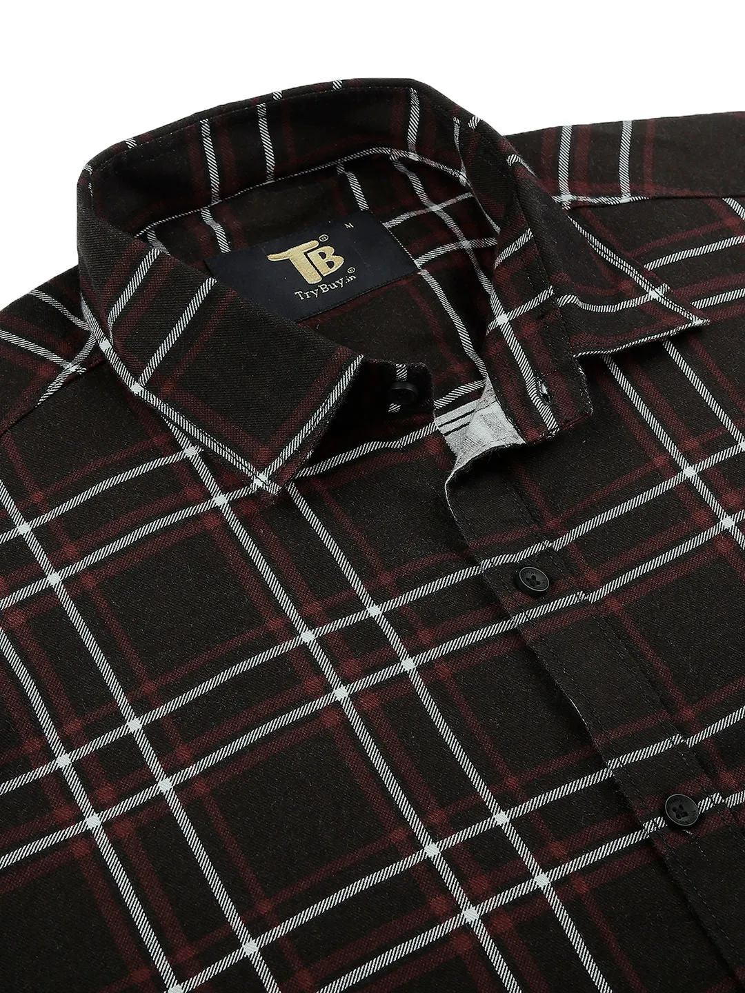 Drag Checked Men's Shirt