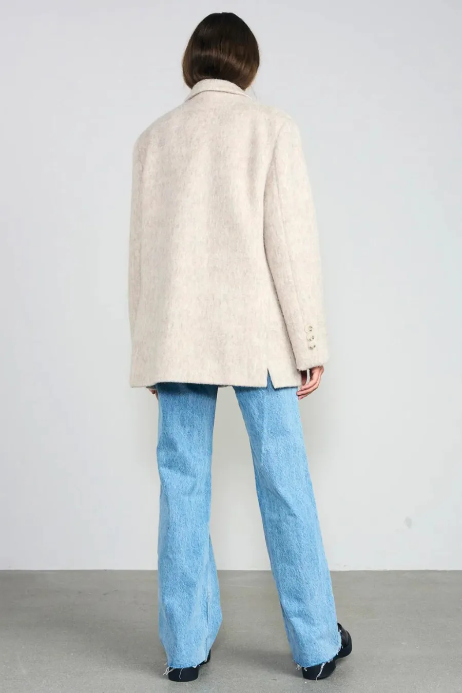 Emily Mohair Blazer Beige