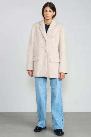 Emily Mohair Blazer Beige