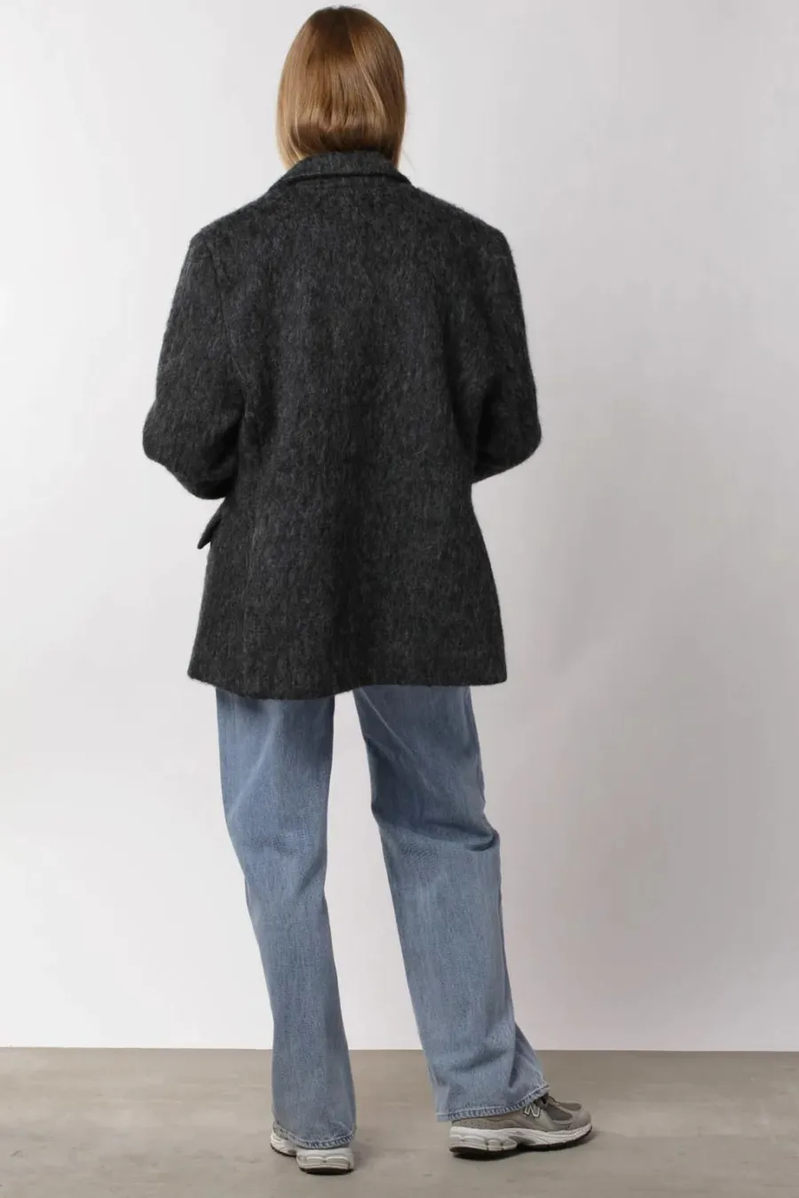 Emily Mohair Blazer Grey