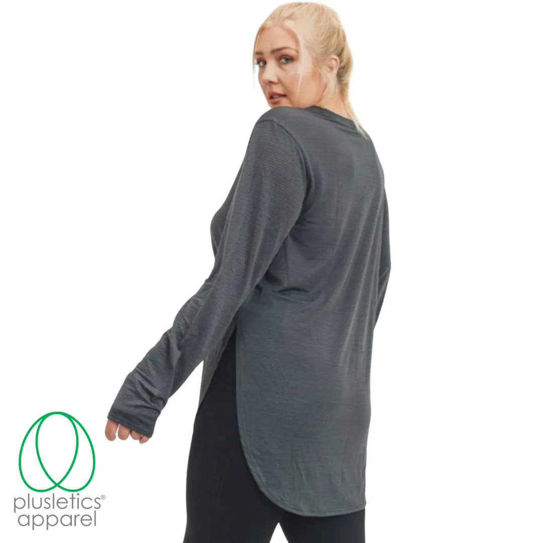 Fall Fever Ribbed Long Sleeve Shirt - Equinox