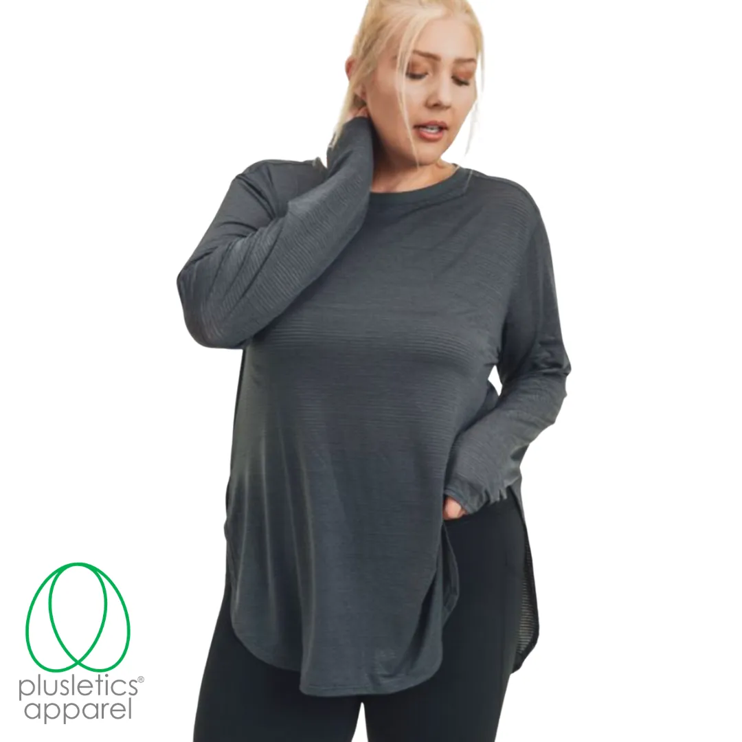 Fall Fever Ribbed Long Sleeve Shirt - Equinox