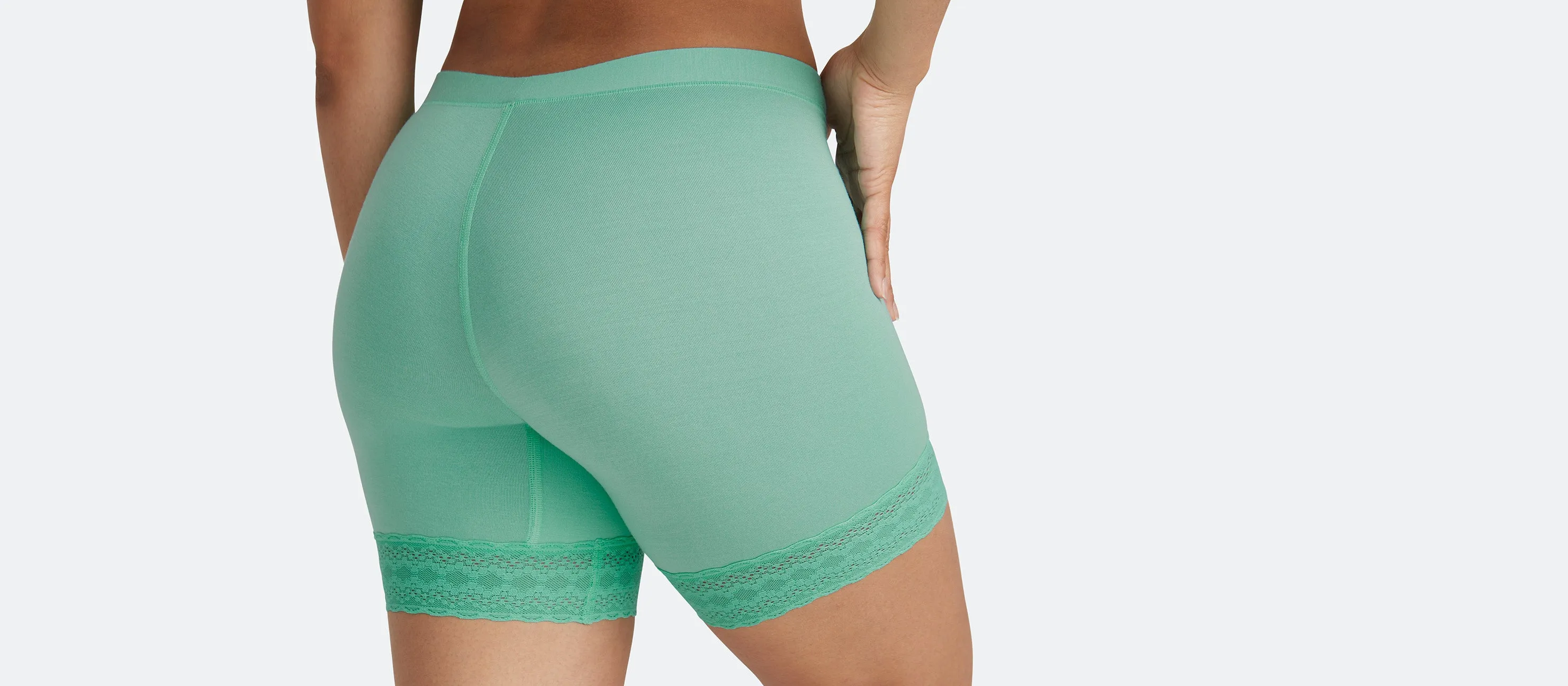 FeelFree Lace Long Boyshort | Ocean Eyes