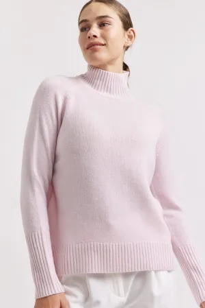 Fifi Polo Cashmere Sweater in Ballet