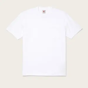 Filson S/S Pioneer Solid One Pocket Tee -White