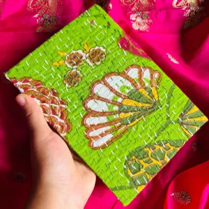 Flora Upcycled Handloom Fabric Journal