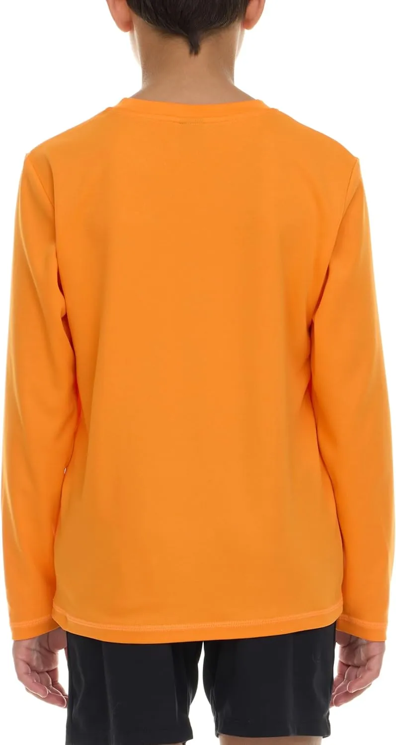 Gerry Rash Guard for Boys, Long Sleeve Boys Swim Shirt, UPF 50  SPF UV Sun Protection, Quick Dry Rashguard for Kids