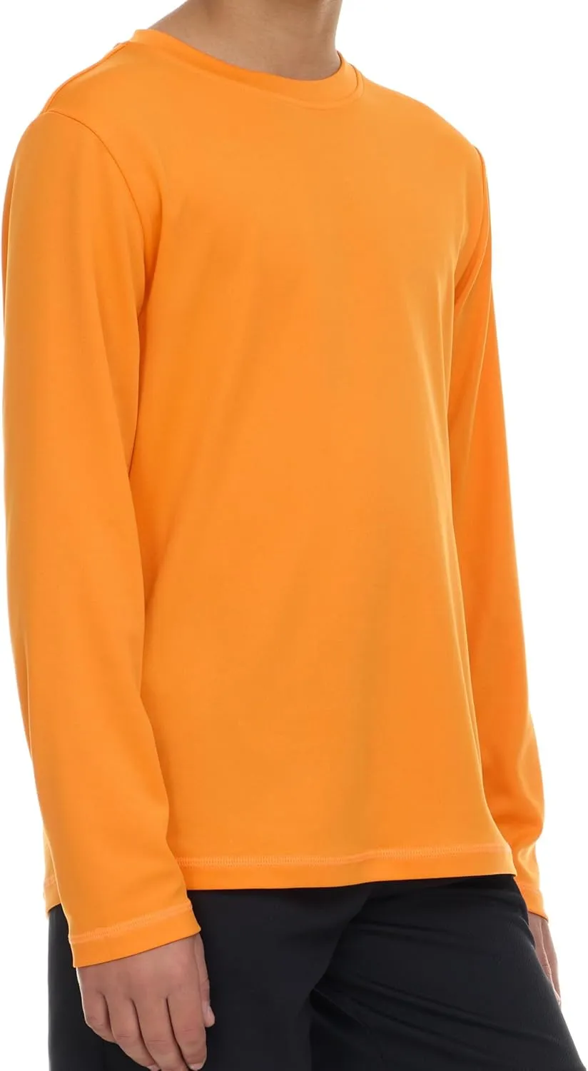 Gerry Rash Guard for Boys, Long Sleeve Boys Swim Shirt, UPF 50  SPF UV Sun Protection, Quick Dry Rashguard for Kids