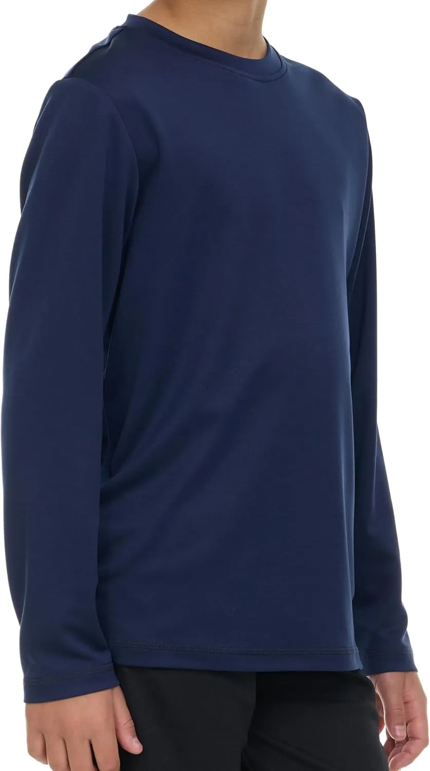 Gerry Rash Guard for Boys, Long Sleeve Boys Swim Shirt, UPF 50  SPF UV Sun Protection, Quick Dry Rashguard for Kids