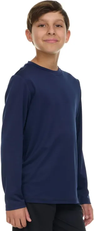 Gerry Rash Guard for Boys, Long Sleeve Boys Swim Shirt, UPF 50  SPF UV Sun Protection, Quick Dry Rashguard for Kids