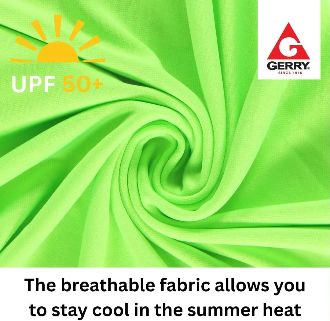 Gerry Rash Guard for Boys, Long Sleeve Boys Swim Shirt, UPF 50  SPF UV Sun Protection, Quick Dry Rashguard for Kids