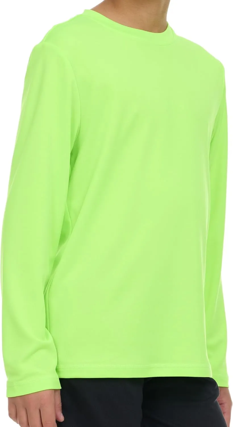 Gerry Rash Guard for Boys, Long Sleeve Boys Swim Shirt, UPF 50  SPF UV Sun Protection, Quick Dry Rashguard for Kids