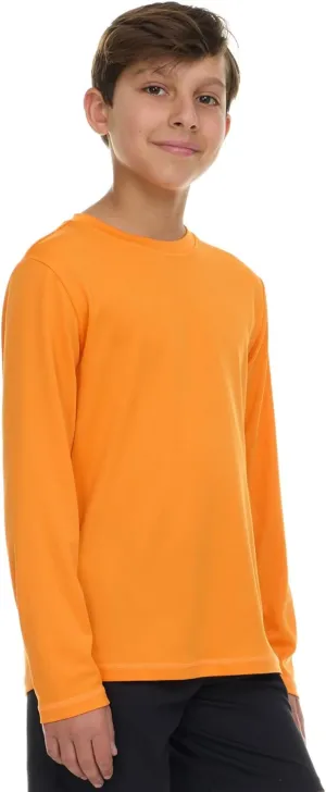 Gerry Rash Guard for Boys, Long Sleeve Boys Swim Shirt, UPF 50  SPF UV Sun Protection, Quick Dry Rashguard for Kids
