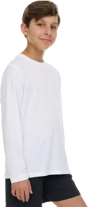 Gerry Rash Guard for Boys, Long Sleeve Boys Swim Shirt, UPF 50  SPF UV Sun Protection, Quick Dry Rashguard for Kids