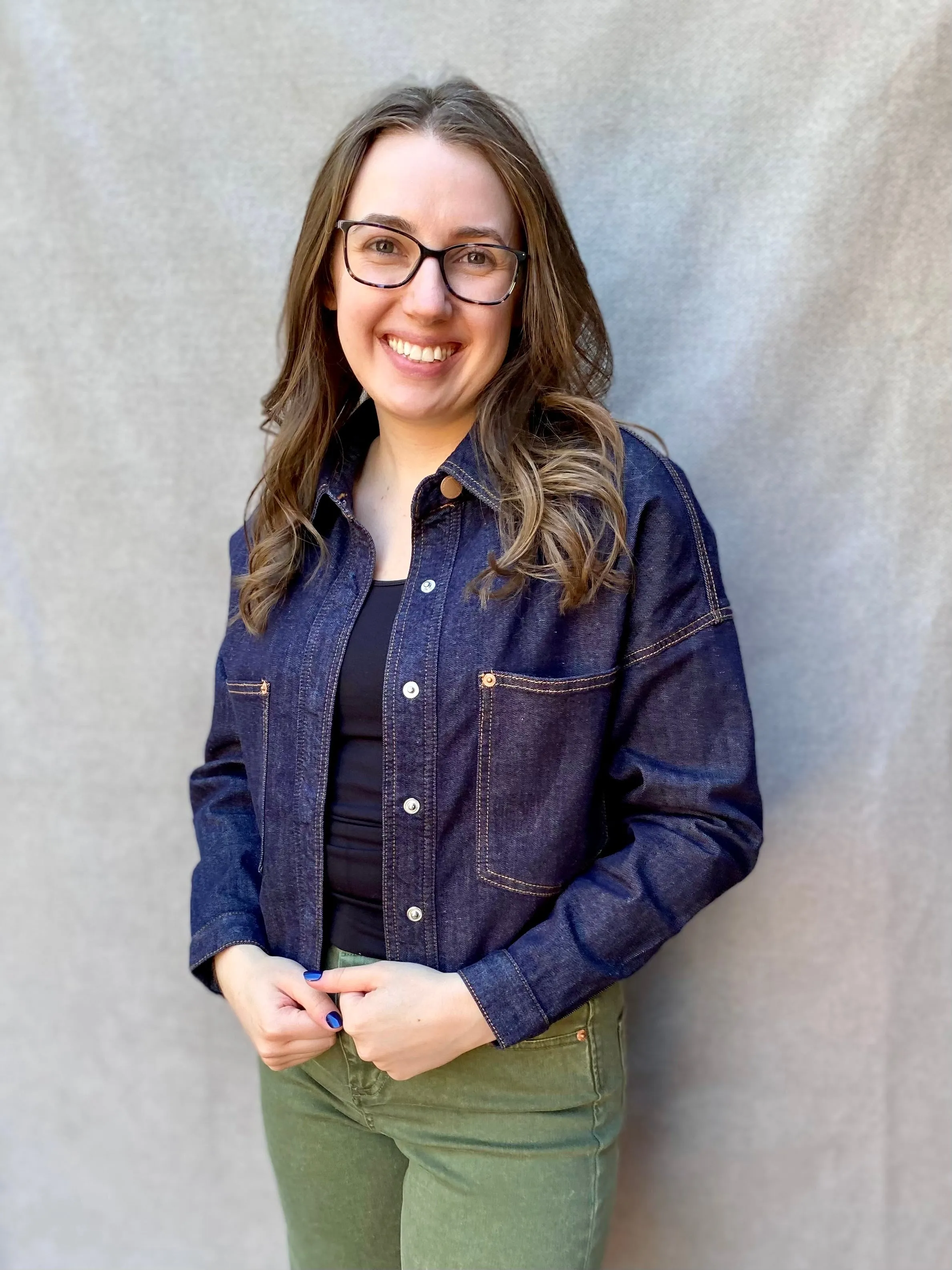 Gina Cropped Denim Jacket | Dear John