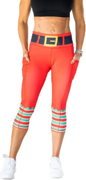 Gone For a Run Running Performance Capris | RunTechnology Active Women's Patterned Workout Leggings