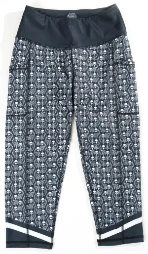 Gone For a Run Running Performance Capris | RunTechnology Active Women's Patterned Workout Leggings