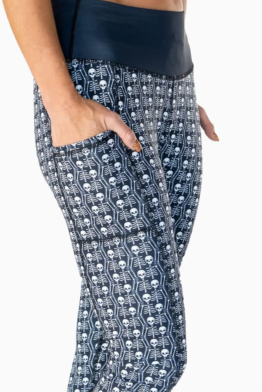 Gone For a Run Running Performance Capris | RunTechnology Active Women's Patterned Workout Leggings