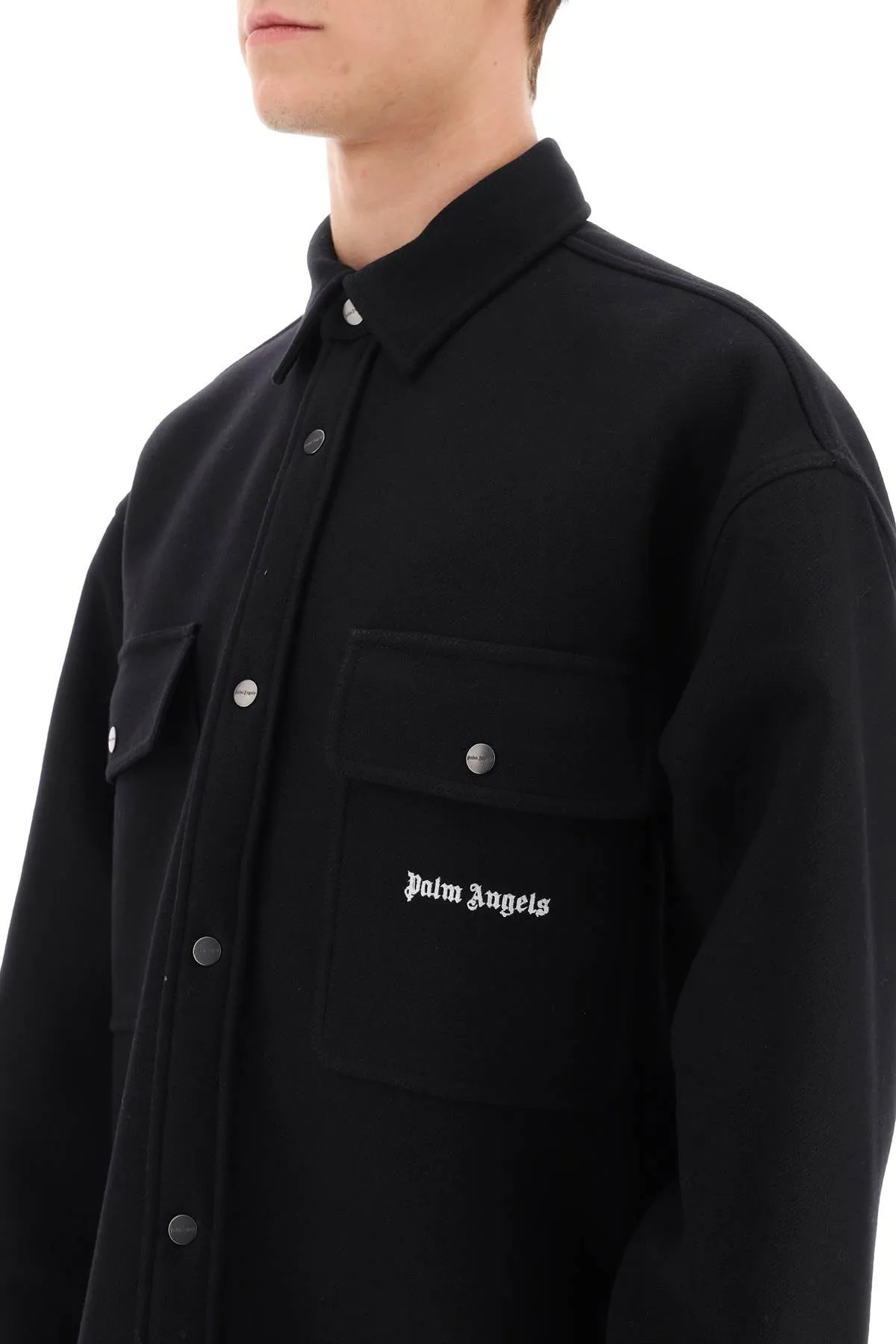 heavy wool overshirt