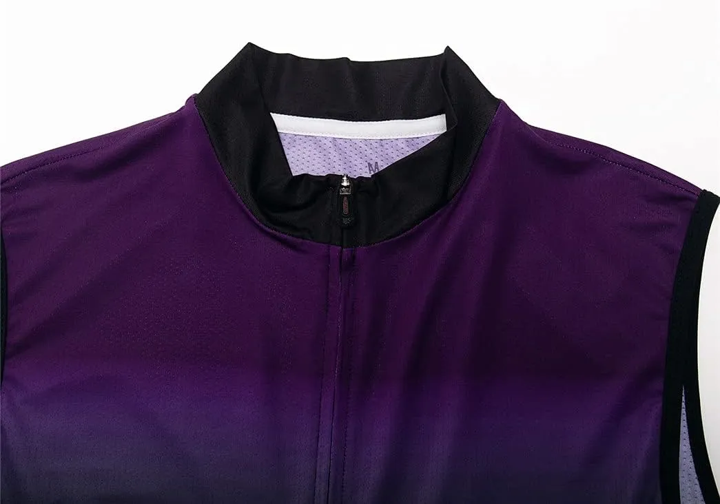 Hotlion Cycling Vest for Men Sleeveless Bike Jersey Shirts Team Bicycle Jacket Tops Reflective