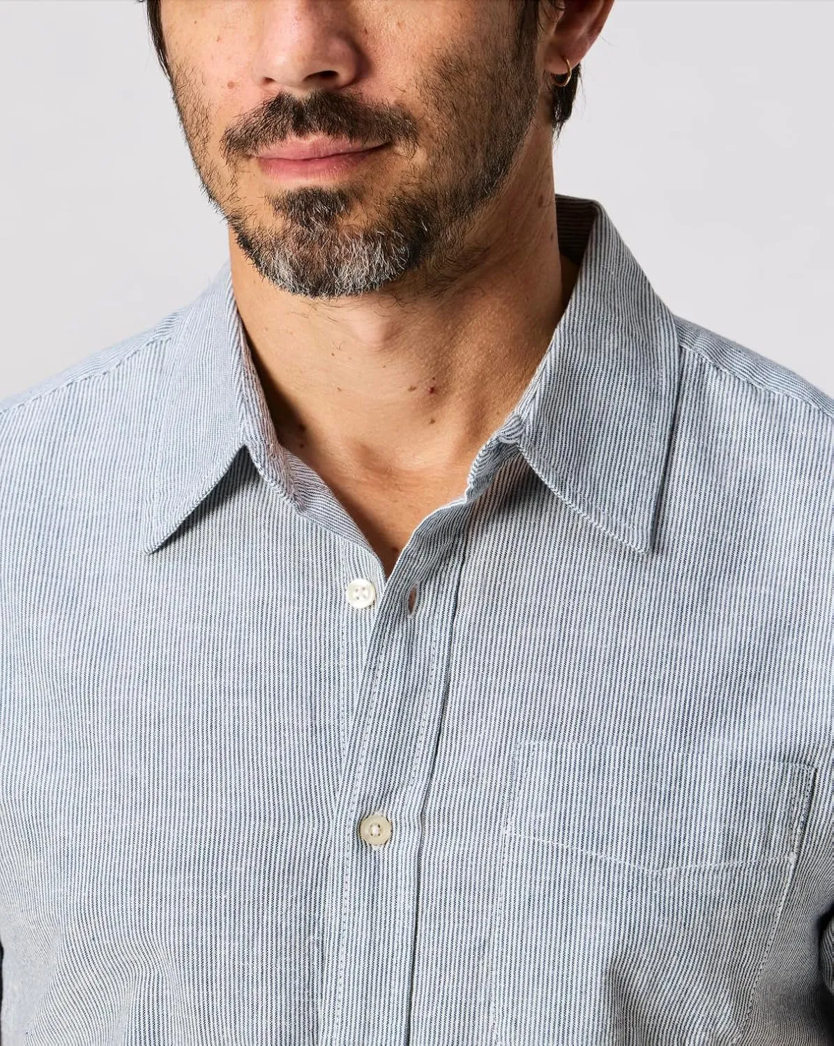 Huckberry Flint and Tinder Hemp Men's Short Sleeve Button Down Shirt, Perfect Short Sleeve Button Down for Men