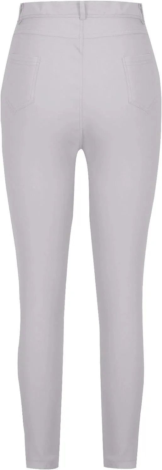Jeggings for Women Tummy Control Jeans High Waisted Stretchy Elastic Pants Pull-on Sexy Brown Denim Pants