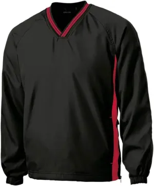 Joe's USA Men's Athletic V-Neck Raglan Wind Shirts in Regular & Big Sizes - XS-6XL