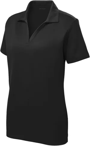 Joe's USA Women's Dri-Equip Short Sleeve Racer Mesh Polo Shirts in Size XS-4XL